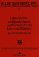 Book cover of: Erwachsenenanalphabetismus und wirtschaftliche Leistungsfaehigkeit. By: Wolfgang Mitter