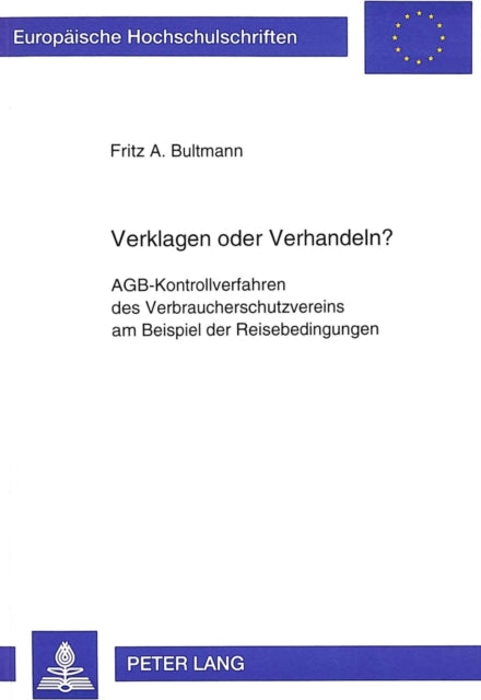 Book cover of: Verklagen oder Verhandeln?