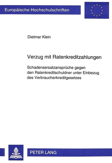 Book cover of: Verzug mit Ratenkreditzahlungen
