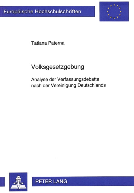 Book cover of: Volksgesetzgebung