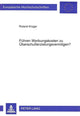 Book cover of: Fuehren Werbungskosten zu Ueberschuerzielungsvermoegen?