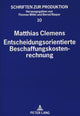 Book cover of: Entscheidungsorientierte Beschaffungskostenrechnung