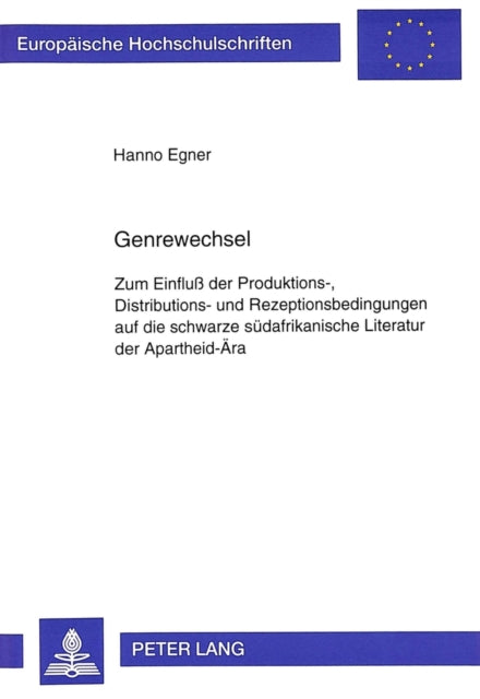 Book cover of: Genrewechsel
