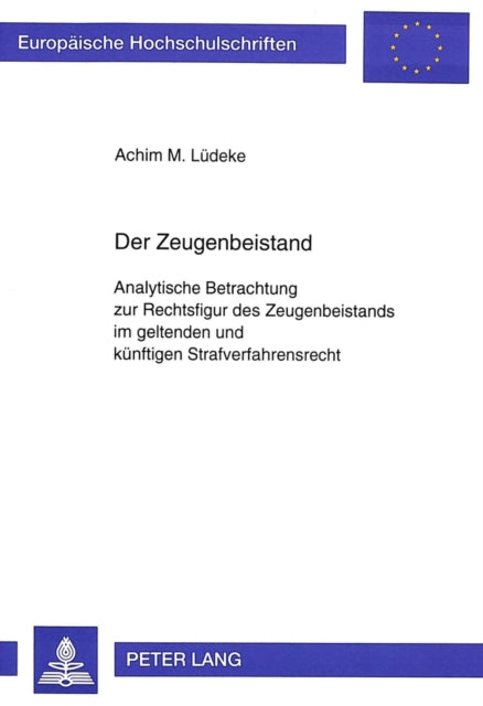 Book cover of: Der Zeugenbeistand