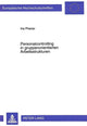 Book cover of: Personalcontrolling in gruppenorientierten Arbeitsstrukturen