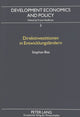 Book cover of: Direktinvestitionen in Entwicklungslaendern