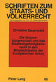 Book cover of: Unionsbuergerschaft Und Das Staatsangehoerigkeitsrecht in Den Mitgliedstaaten Der Europaeischen Union