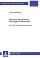 Book cover of: Privatisierung Oeffentlicher Leistungen in Deutschland