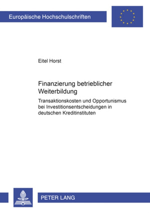 Finanzierung Betrieblicher Weiterbildung