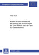 Book cover of: Kosten-Nutzen-Analytische Beurteilung Der Auswirkungen Der Gap-Reform 2003 Auf Den Eu-Getreidesektor. By: Helge Beyer