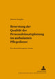 Book cover of: Bewertung Der Qualitaet Der Personaleinsatzplanung Im Ambulanten Pflegedienst