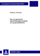 Book cover of: Der So Genannte Sachlichkeitsgrundsatz Im Lauterkeitsrecht