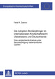 Book cover of: Die Adoption Minderjaehriger Im Internationalen Kindschaftsrecht Usbekistans Und Deutschlands. By: Farid R Zakirov