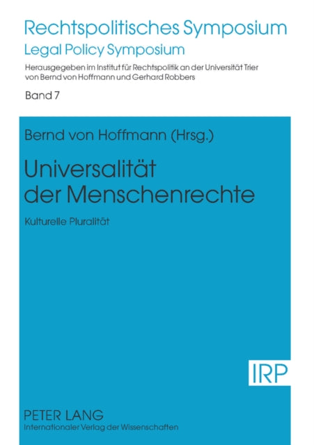 Book cover of: Universalitaet Der Menschenrechte