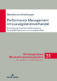 Book cover of: Performance Management Im Luxusguetereinzelhandel. By: Marcella Hirschhausen