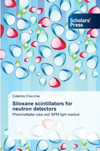 Book cover of: Siloxane scintillators for neutron detectors