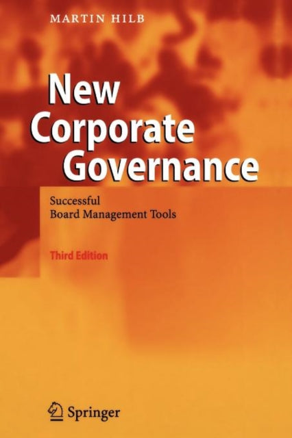 Book cover of: New Corporate Governance. By: Martin Hilb