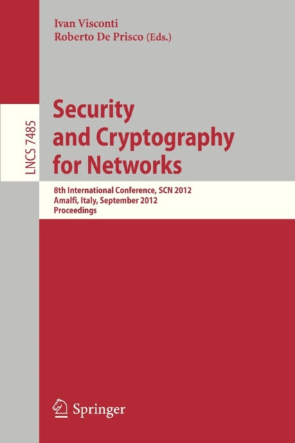 Book cover of: Security and Cryptography for Networks