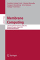 Book cover of: Membrane Computing. By: Erzsebet Csuhaj-Varju