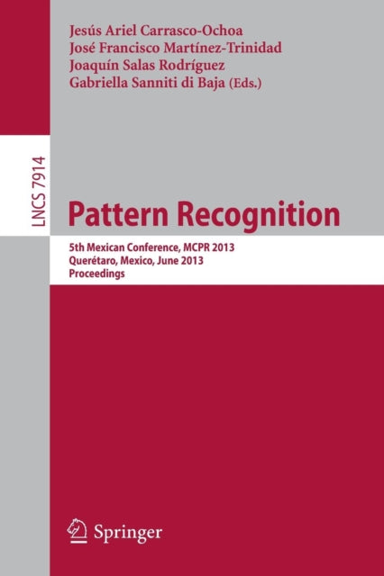 Book cover of: Pattern Recognition. By: Jesús Ariel Carrasco-Ochoa