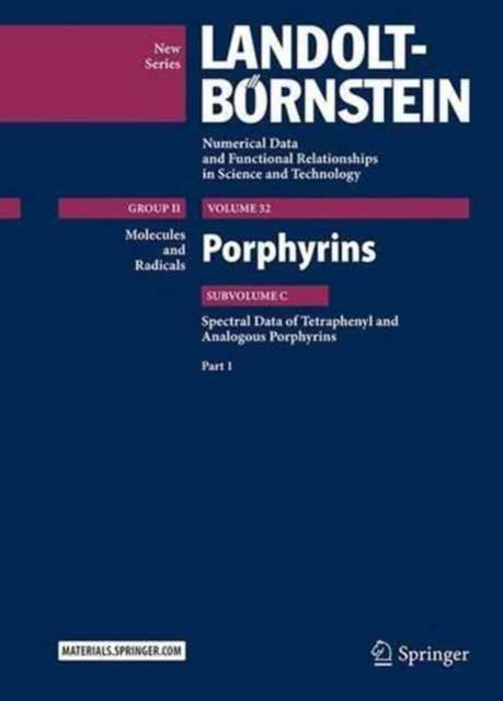 Book cover of: Porphyrins. By: Manfred D. Lechner