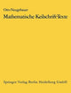 Book cover of: Mathematische Keilschrift-Texte/Mathematical Cuneiform Texts