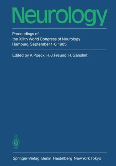 Book cover of: Neurology. By: Klaus Poeck