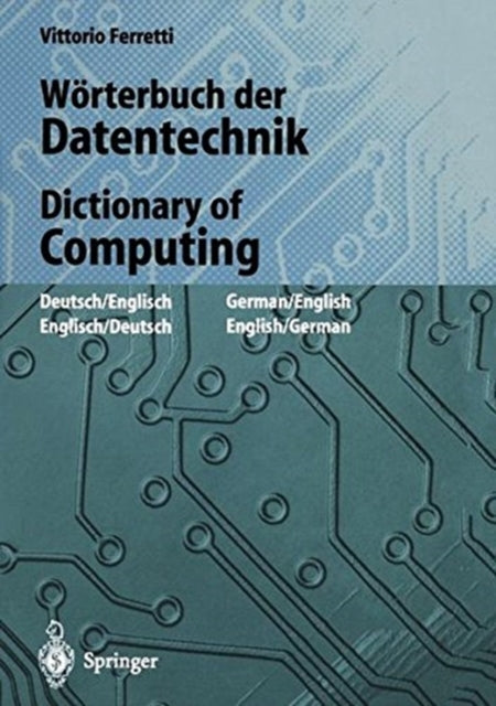 Book cover of: Worterbuch der Datentechnik / Dictionary of Computing