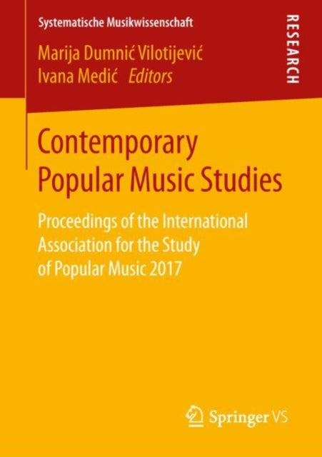 Book cover of: Contemporary Popular Music Studies. By: Marija Dumnić Vilotijević