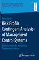 Book cover of: Risk Profile Contingent Analysis of Management Control Systems. By: Peter Göstl