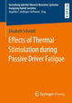 Book cover of: Effects of Thermal Stimulation during Passive Driver Fatigue. By: Elisabeth Schmidt