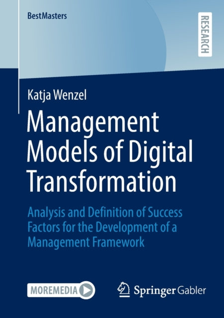 Book cover of: Management Models of Digital Transformation. By: Katja Wenzel