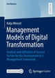 Book cover of: Management Models of Digital Transformation. By: Katja Wenzel