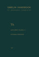 Book cover of: Th Thorium. By: R. Benz