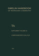 Book cover of: Th Thorium. By: David Brown