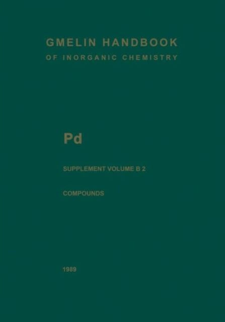 Book cover of: Pd Palladium. By: William P. Griffith