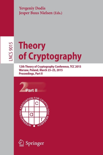 Book cover of: Theory of Cryptography. By: Yevgeniy Dodis