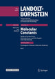 Book cover of: Molecular Constants Mostly from Microwave, Molecular Beam, and Sub-Doppler Laser Spectroscopy. By: Wolfgang Hüttner