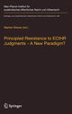 Book cover of: Principled Resistance to ECtHR Judgments - A New Paradigm?. By: Marten Breuer