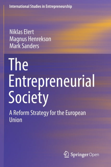 Book cover of: Entrepreneurial Society. By: Niklas Elert