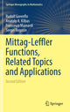 Book cover of: Mittag-Leffler Functions, Related Topics and Applications. By: Rudolf Gorenflo