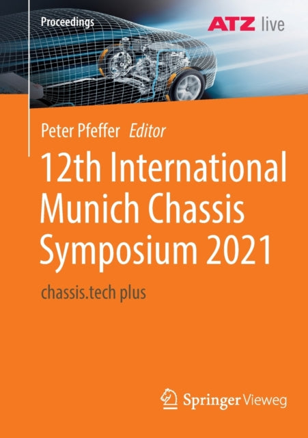 Book cover of: 12th International Munich Chassis Symposium 2021. By: Peter Pfeffer