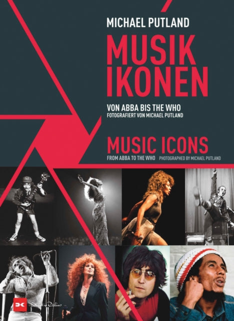 Book cover of: Music Icons. By: Michael Putland