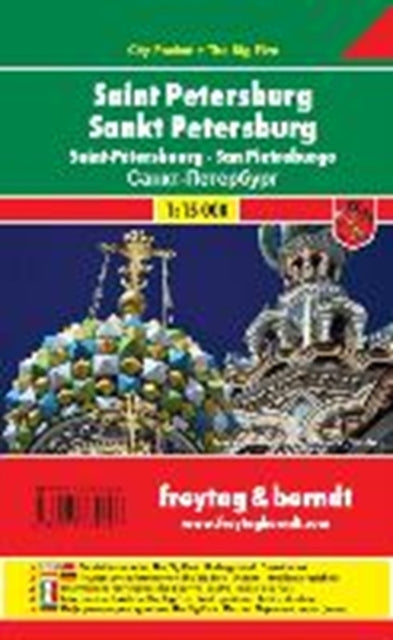Book cover of: Saint Petersburg City Pocket + the Big Five Waterproof 1:12 500
