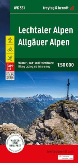Book cover of: Lechtaler Alpen - Allgauer Alpen Hiking, Cycling & Leisure Map