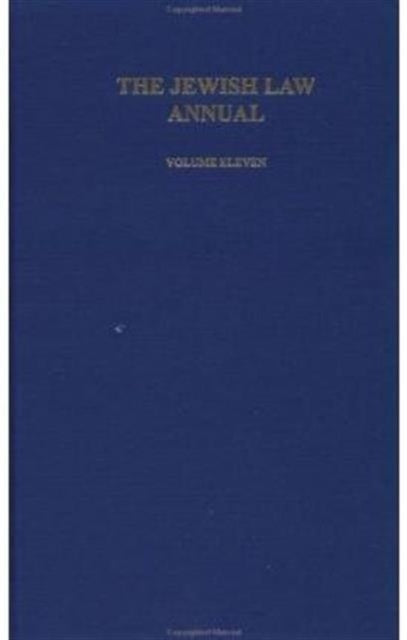Book cover of: Jewish Law Annual (Vol 11). By: Basil Jackson