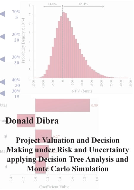 Book cover of: Project Valuation and Decision Making under Risk and Uncertainty applying Decision Tree Analysis and Monte Carlo Simulation. By: Donald Dibra