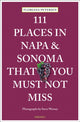 Book cover of: 111 Places in Napa and Sonoma That You Must Not Miss. By: Floriana Petersen