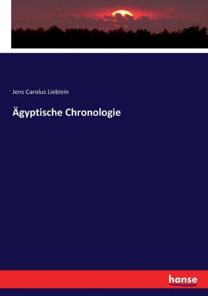 Agyptische Chronologie