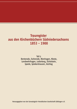 Trauregister aus den Kirchenbuchern Sudniedersachsens 1853 - 1900